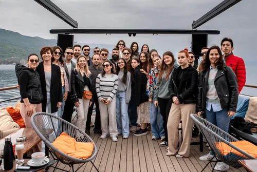 Group photo of BOLD Fellowship participants attending a regional entrepreneurship workshop, fostering leadership and innovative skillsets.